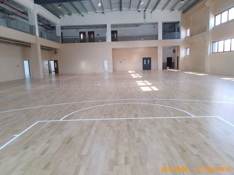上海嘉定區大居小學運動地板鋪裝案例