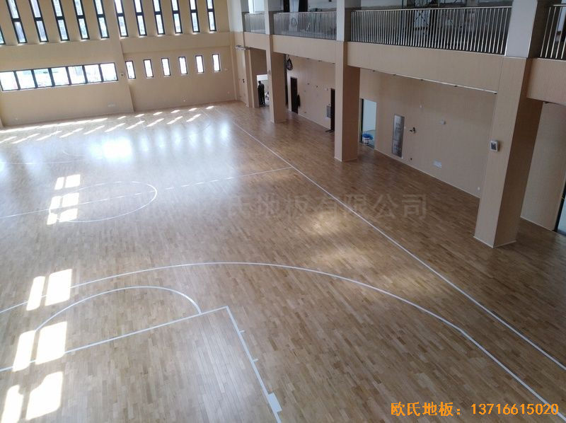 上海嘉定區大居小學運動地板鋪裝案例