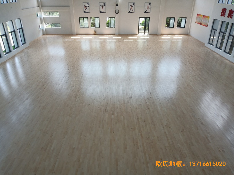寧波中國石油儲蓄基地運動館體育地板鋪裝案例5