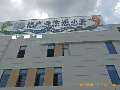 杭州分水鎮徐凝小學運動館運動木地板安裝案例