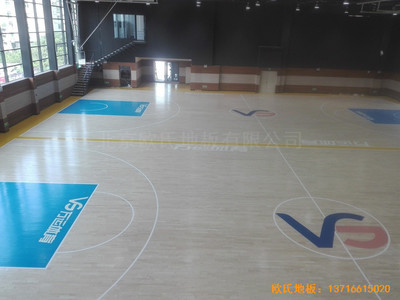 長沙萬科金域行業體育館運動木地板鋪裝案例